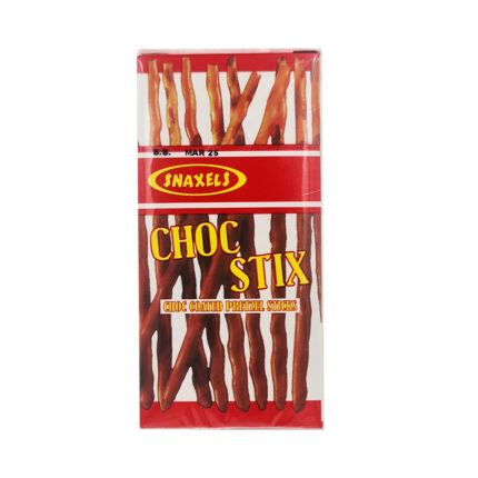 SNAXELS CHOC STIX 50G